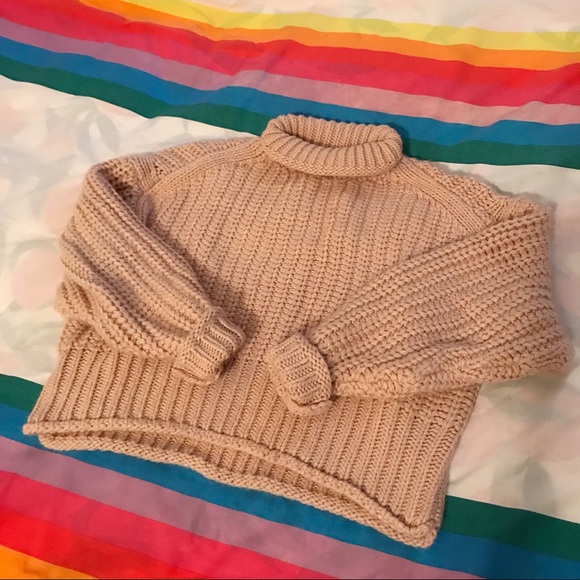 H&M Sweaters - Cream Knit Oversized H&M Sweater